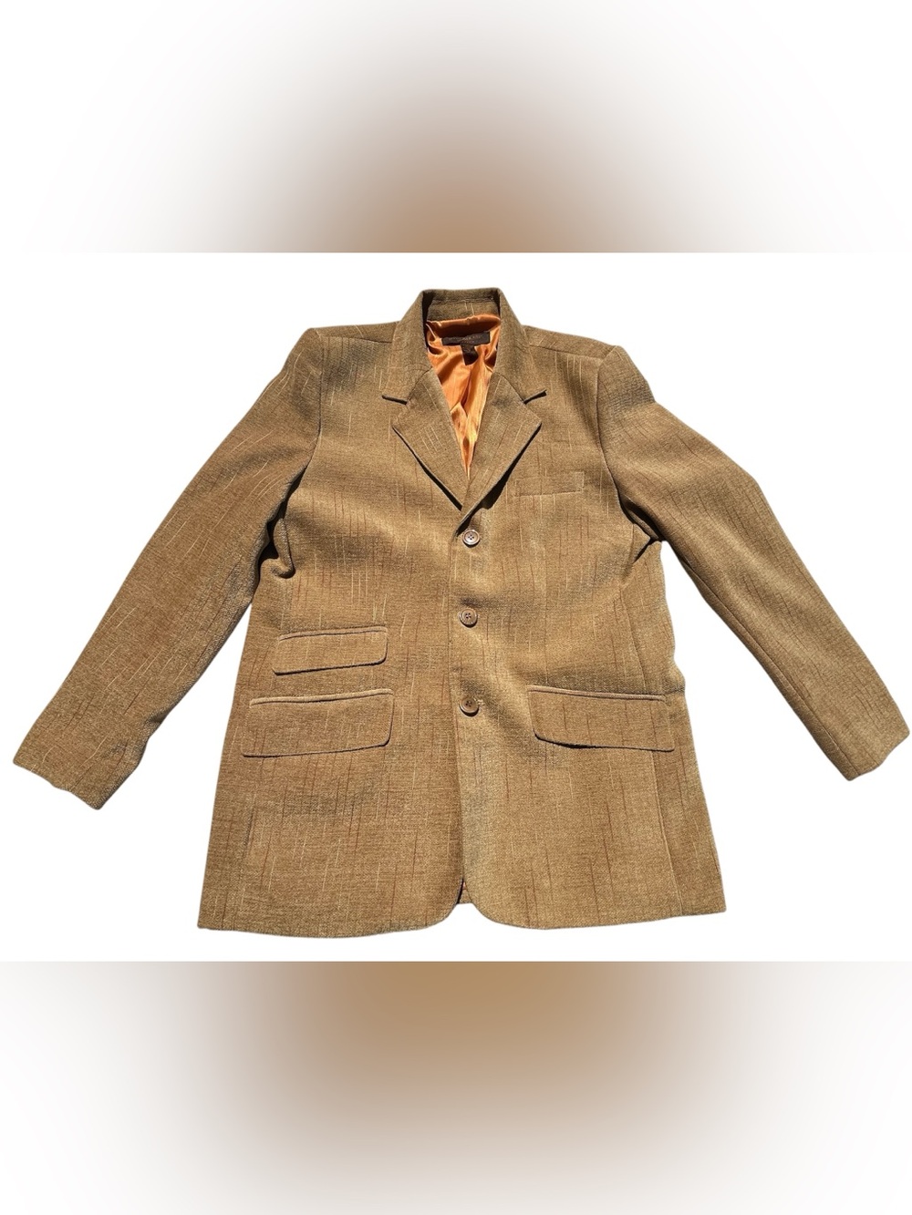 Syllables System Men’s Blazer Jacket Medium Pinstripe (VG)